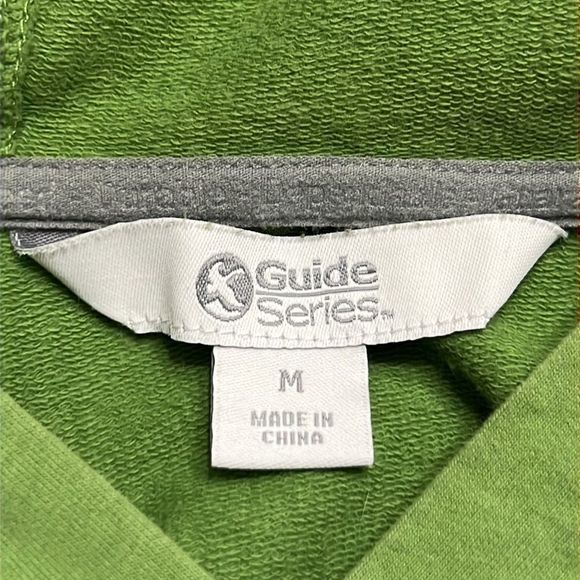 Guide Series Moss Green Lightweight Hoodie Thumbholes Sz Medium EUC - Picture 3 of 10